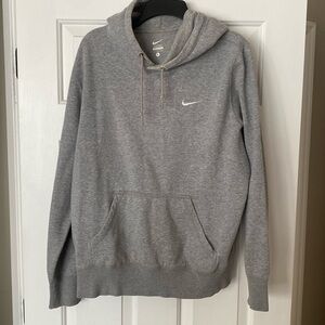 A classic grey Nike hoodie